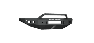 Picture of Road Armor 16-19 Nissan Titan Stealth Front Bumper w-Pre-Runner Guard - Tex Blk