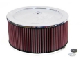 Picture of K&N 14in- Red Custom Air Cleaner Assembly - 5-125in- Flange x 11in OD x 7-25in- H w-Vent