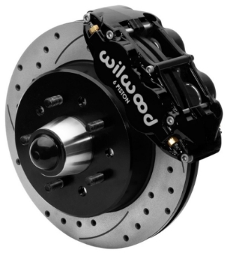 Picture of Wilwood Forged Narrow Superlite 6R Front Big Brake Kit 12-19in Drilled Rotors 88-98 C1500 - Black