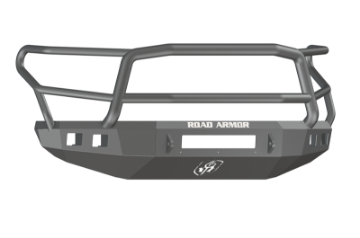 Picture of Road Armor 14-20 Toyota Tundra Stealth Front Bumper w-Lonestar Guard - Tex Blk