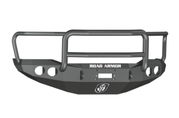 Picture of Road Armor 07-13 Toyota Tundra Stealth Front Winch Bumper w-Lonestar Guard - Tex Blk