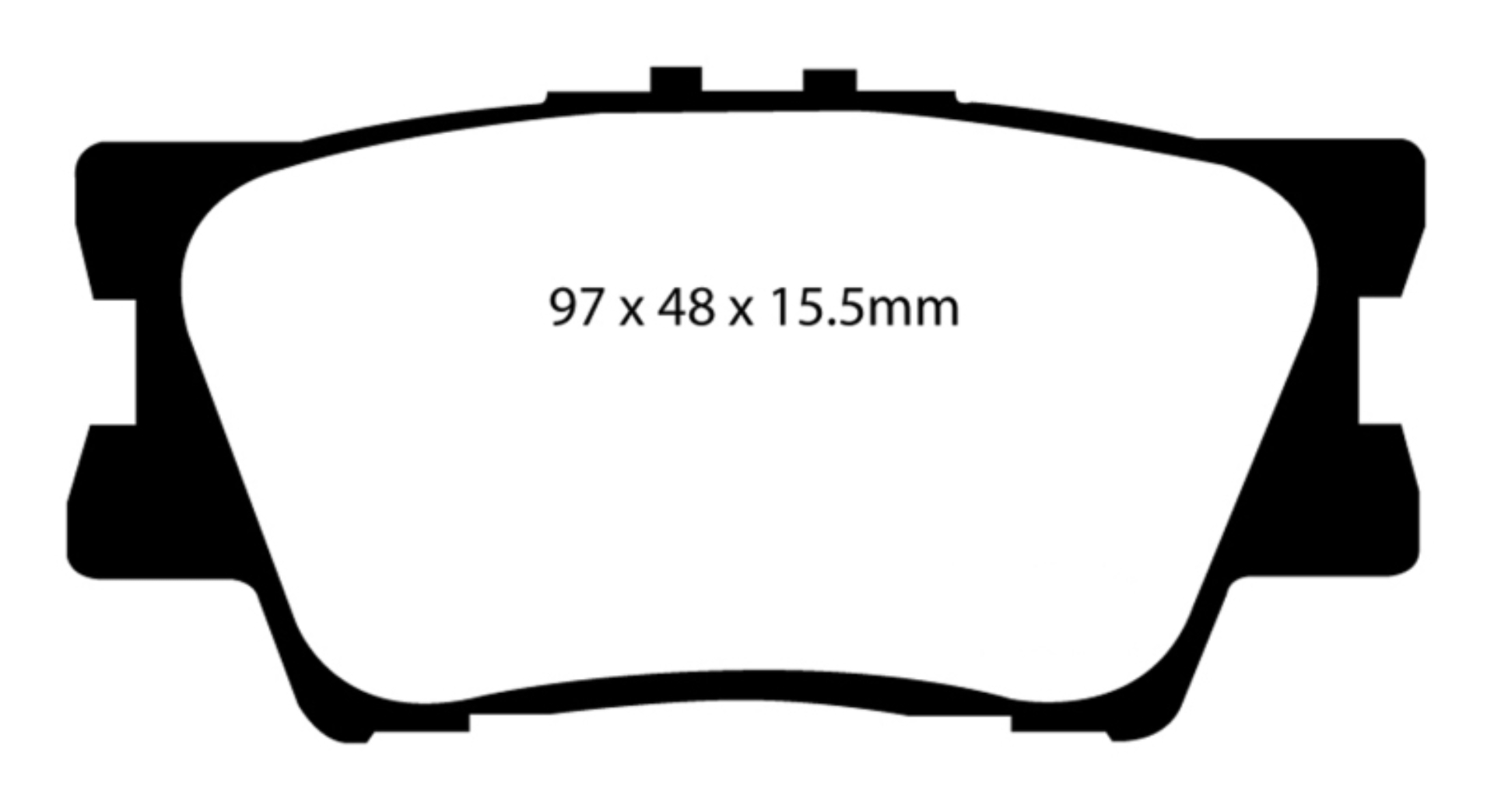 Picture of EBC 12-17 Toyota Camry 2-5L Yellowstuff Rear Brake Pads