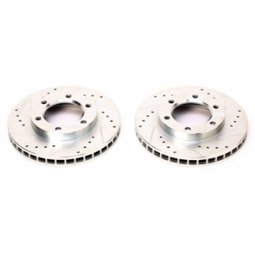 Picture of Power Stop 71-74 Chevrolet Blazer Front Evolution Drilled & Slotted Rotors - Pair