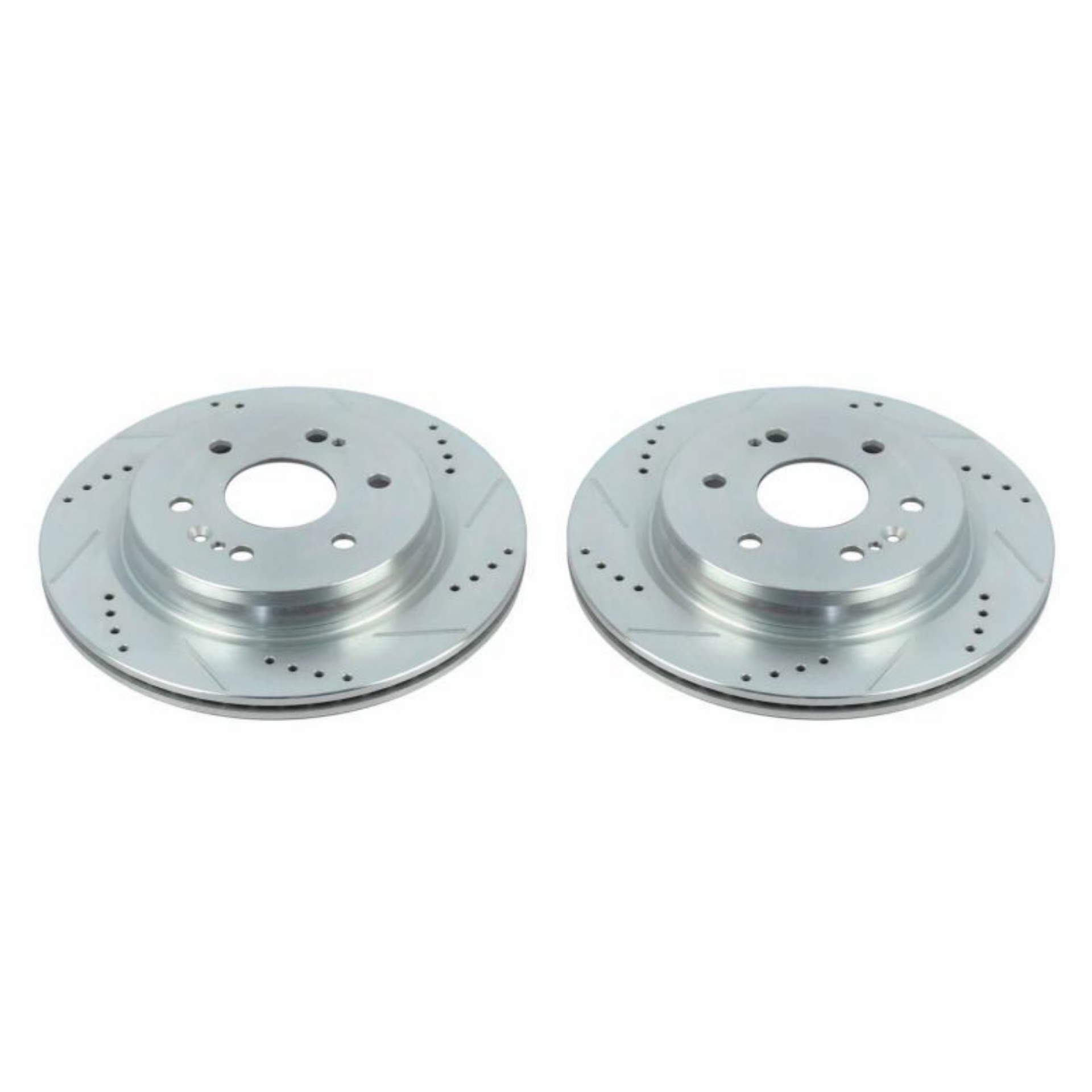 Picture of Power Stop 19-20 Chevrolet Silverado 1500 Rear Evolution Drilled & Slotted Rotors - Pair
