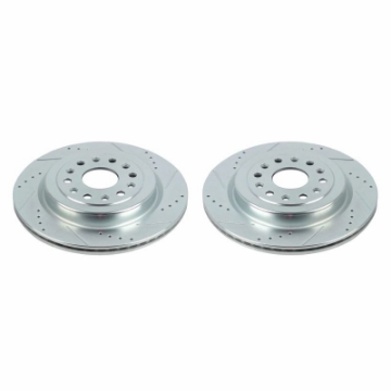 Picture of Power Stop 19-20 Ram 1500 Rear Evolution Drilled & Slotted Rotors - Pair
