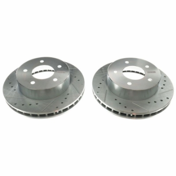 Picture of Power Stop 90-02 Chevrolet Astro Front Evolution Drilled & Slotted Rotors - Pair