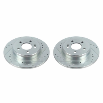 Picture of Power Stop 17-18 Mercedes-Benz C300 Rear Evolution Drilled & Slotted Rotors - Pair