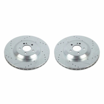 Picture of Power Stop 19-20 Mercedes-Benz CLS450 Rear Evolution Drilled & Slotted Rotors - Pair