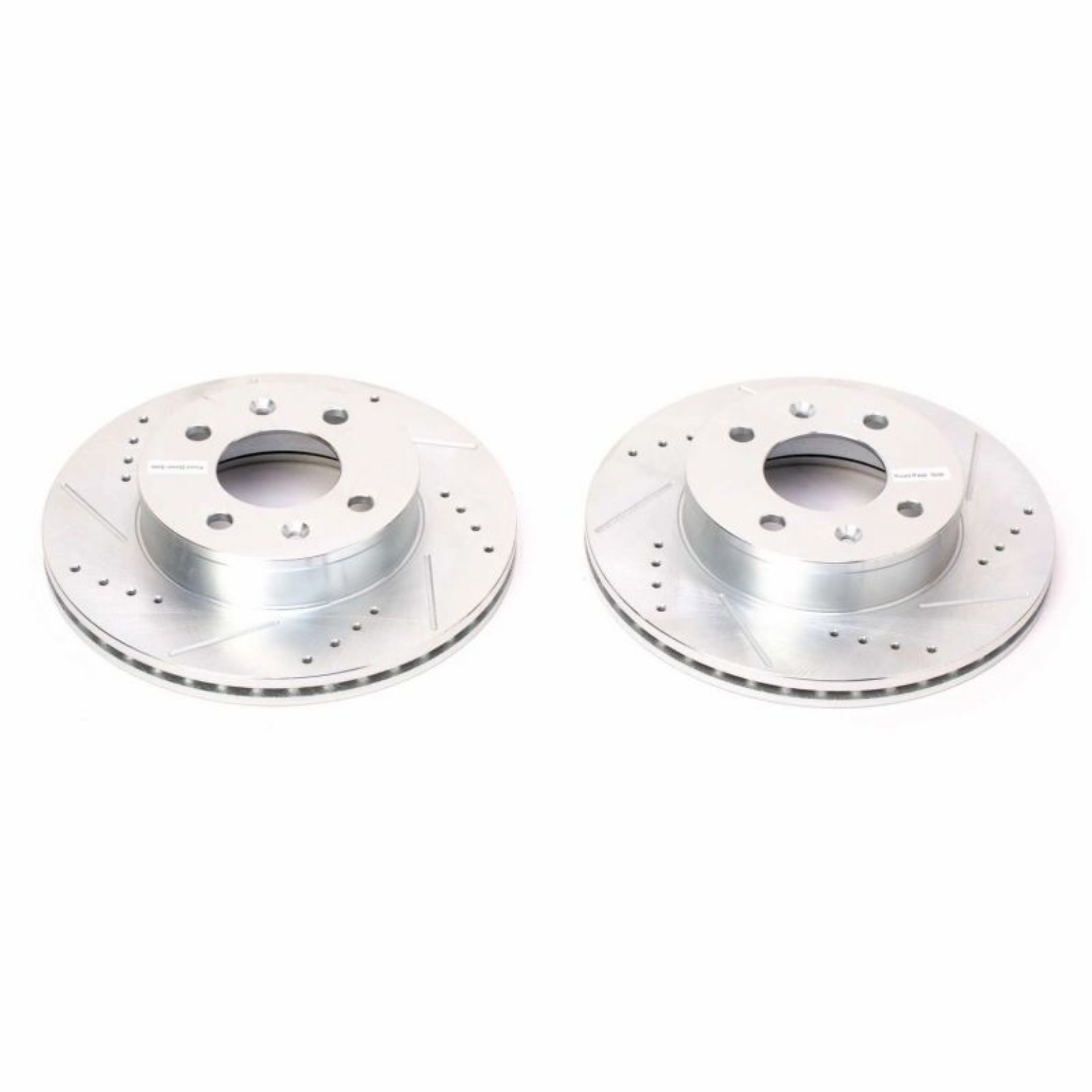 Picture of Power Stop 03-05 Hyundai Accent Front Evolution Drilled & Slotted Rotors - Pair