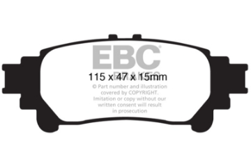 Picture of EBC 13+ Lexus GS350 3-5 RWD Ultimax2 Rear Brake Pads