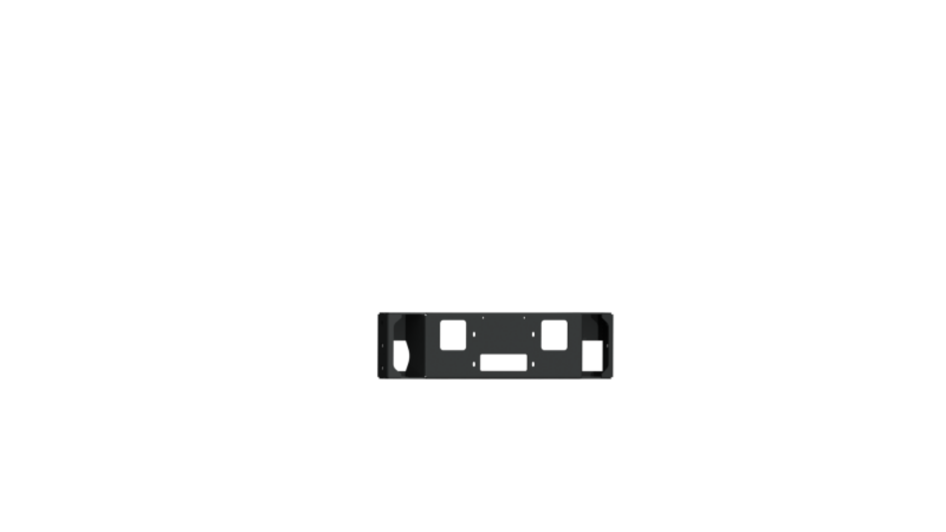 Picture of Road Armor 18-20 Ford F-150 Vaquero Front Winch Plate - Tex Blk