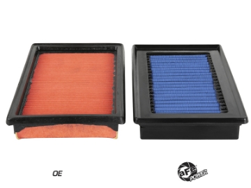 Picture of aFe MagnumFLOW OE Replacement Air Filter w- Pro 5R Media Pair 14-19 Infiniti Q50 V6-3-5L-3-7L