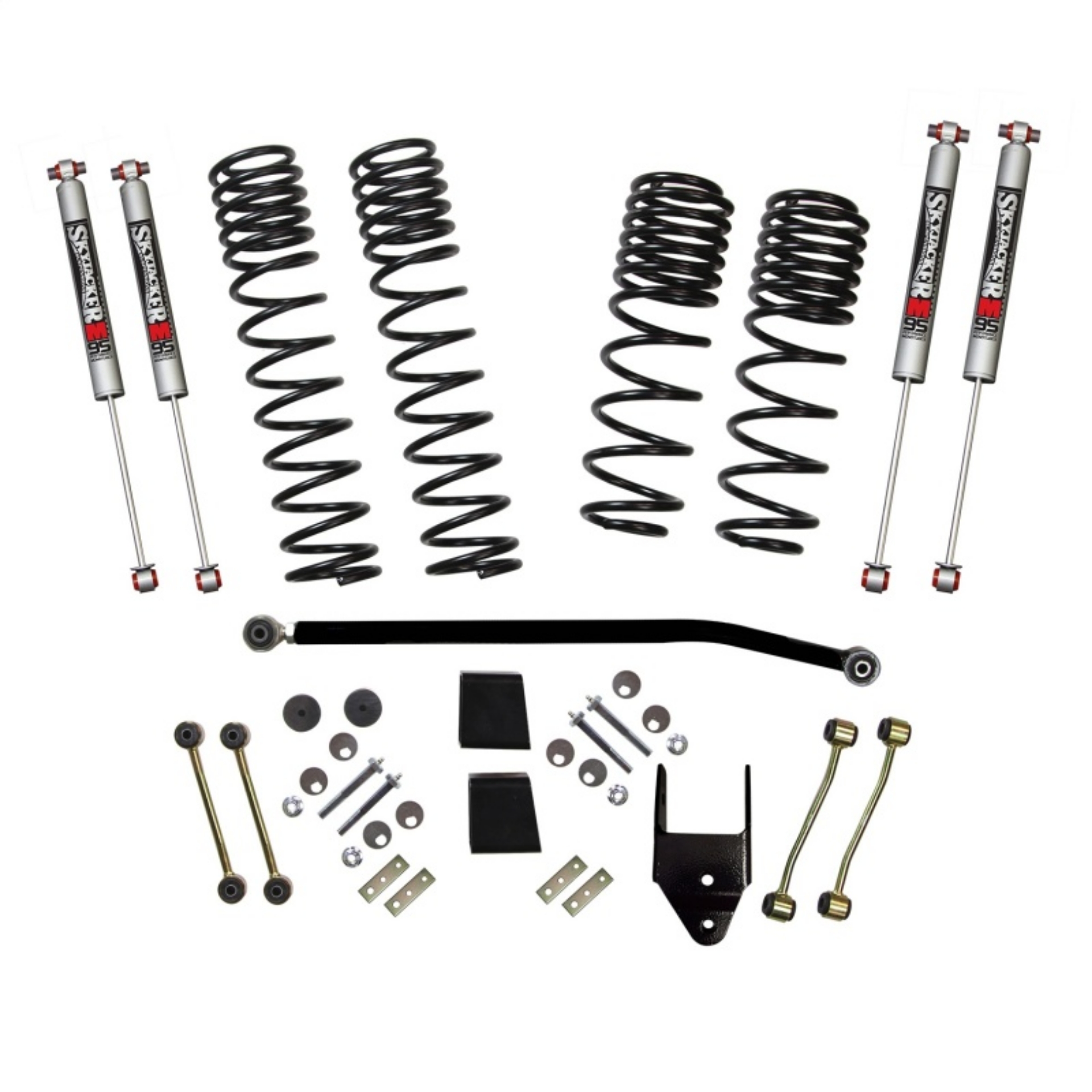 Picture of Skyjacker 2020 Jeep JL 4WD Rub Diesel 3-5-4in Dual Rate Long Travel Sus Lift Kit w-M95 Mono Shocks