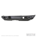 Picture of Westin 18-19 Jeep Wrangler JL WJ2 Rear Bumper w- Sensors Excl- Wrangler JK - Textured Black