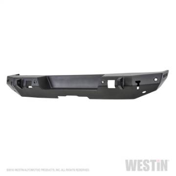Picture of Westin 18-19 Jeep Wrangler JL WJ2 Rear Bumper w- Sensors Excl- Wrangler JK - Textured Black