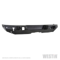 Picture of Westin 18-19 Jeep Wrangler JL WJ2 Rear Bumper w- Sensors Excl- Wrangler JK - Textured Black