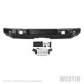 Picture of Westin 18-19 Jeep Wrangler JL WJ2 Rear Bumper w- Sensors Excl- Wrangler JK - Textured Black