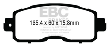Picture of EBC 13+ Nissan Altima 2-5 L33 Sedan Ultimax2 Front Brake Pads