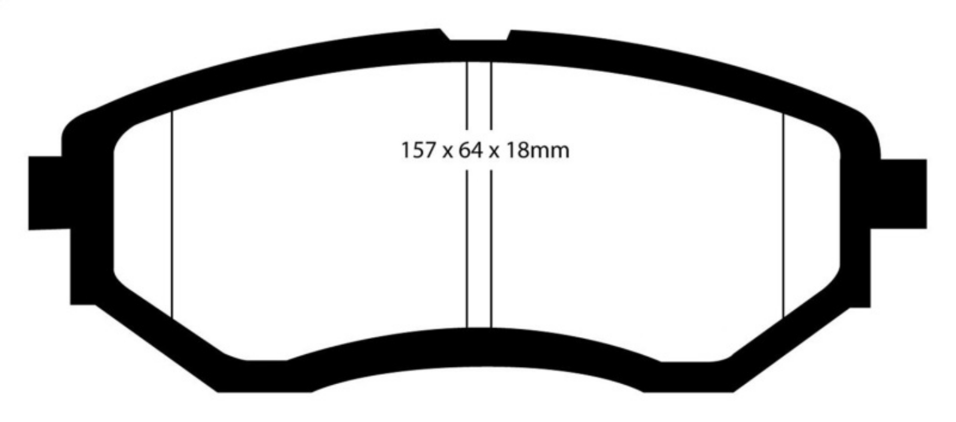 Picture of EBC 16-21 Subaru WRX 2-0T Excl 2022+ Models Redstuff Front Brake Pads