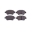 Picture of Power Stop 14-19 Ford Fiesta Front Z16 Evolution Ceramic Brake Pads
