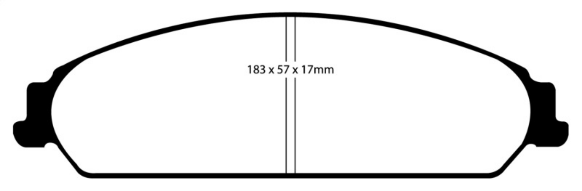 Picture of EBC 13-14 Chrysler 200 3-6 Redstuff Front Brake Pads