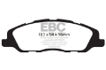 Picture of EBC 13-14 Ford Mustang 3-7 A-T+Performance Pkg Ultimax2 Front Brake Pads