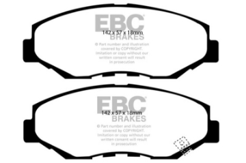 Picture of EBC 13-15 Acura ILX 1-5 Hybrid Ultimax2 Front Brake Pads