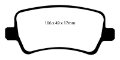 Picture of EBC 13-15 Land Rover LR2 2-0 Turbo Ultimax2 Rear Brake Pads