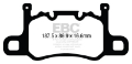 Picture of EBC 13-15 Porsche 911 991 Cast Iron Rotor only 3-8 GT3 Yellowstuff Rear Brake Pads