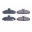 Picture of Power Stop 84-87 Chevrolet Corvette Front Z16 Evolution Ceramic Brake Pads