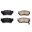 Picture of Power Stop 91-93 Nissan NX Front Z16 Evolution Ceramic Brake Pads