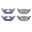 Picture of Power Stop 1998 Volkswagen Beetle Front Z16 Evolution Ceramic Brake Pads
