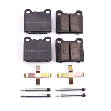 Picture of Power Stop 88-91 Mercedes-Benz 300SE Rear Z17 Evolution Ceramic Brake Pads w-Hardware