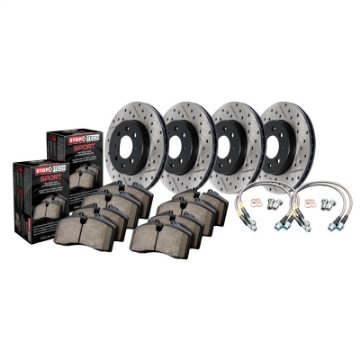 Picture of Sport Axle Pack, Drilled & Slotted, 4 Wheel