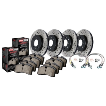 Picture of Sport Axle Pack, Drilled & Slotted, 4 Wheel