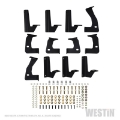 Picture of Westin 2020 Jeep Gladiator HDX Drop Nerf Step Bars - Textured Black