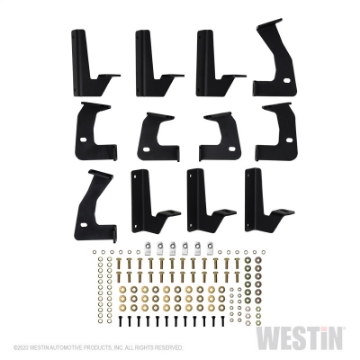 Picture of Westin 2020 Jeep Gladiator HDX Drop Nerf Step Bars - Textured Black