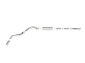 Picture of aFe Apollo GT Series 3in 409SS Cat-Back Exhaust w- Polished Tip 2020 GM 2500-3500HD V8 6-6L L8T