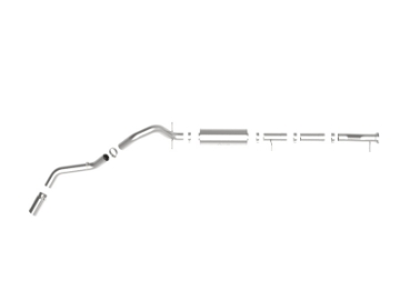 Picture of aFe Apollo GT Series 3in 409SS Cat-Back Exhaust w- Polished Tip 2020 GM 2500-3500HD V8 6-6L L8T