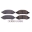 Picture of Power Stop 04-07 Ford Freestar Front Z17 Evolution Ceramic Brake Pads w-Hardware