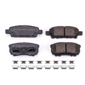 Picture of Power Stop 11-14 Chrysler 200 Rear Z17 Evolution Ceramic Brake Pads w-Hardware