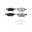 Picture of Power Stop 10-12 Ford Escape Front Z17 Evolution Ceramic Brake Pads w-Hardware