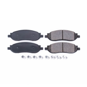 Picture of Power Stop 05-07 Ford F-250 Super Duty Rear Z17 Evolution Ceramic Brake Pads w-Hardware