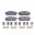 Picture of Power Stop 04-06 Mazda MPV Rear Z17 Evolution Ceramic Brake Pads w-Hardware
