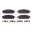 Picture of Power Stop 06-10 Jeep Commander Front Z17 Evolution Ceramic Brake Pads w-Hardware
