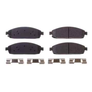 Picture of Power Stop 06-10 Jeep Commander Front Z17 Evolution Ceramic Brake Pads w-Hardware