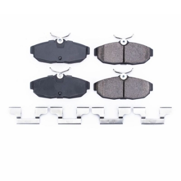Picture of Power Stop 05-11 Ford Mustang Rear Z17 Evolution Ceramic Brake Pads w-Hardware