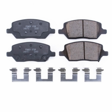 Picture of Power Stop 05-07 Buick Terraza Rear Z17 Evolution Ceramic Brake Pads w-Hardware