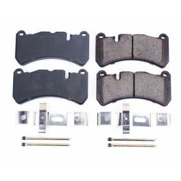 Picture of Power Stop 17-18 Alfa Romeo Giulia Front Z17 Evolution Ceramic Brake Pads w-Hardware