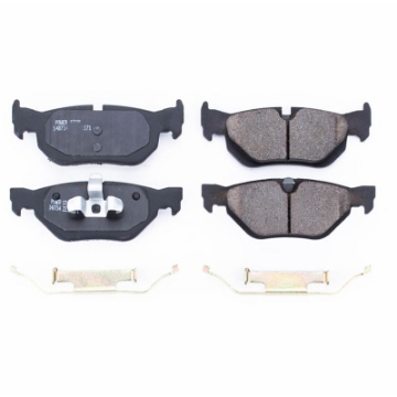 Picture of Power Stop 07-09 BMW 323i Rear Z17 Evolution Ceramic Brake Pads w-Hardware